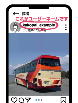 Instagram表示例
