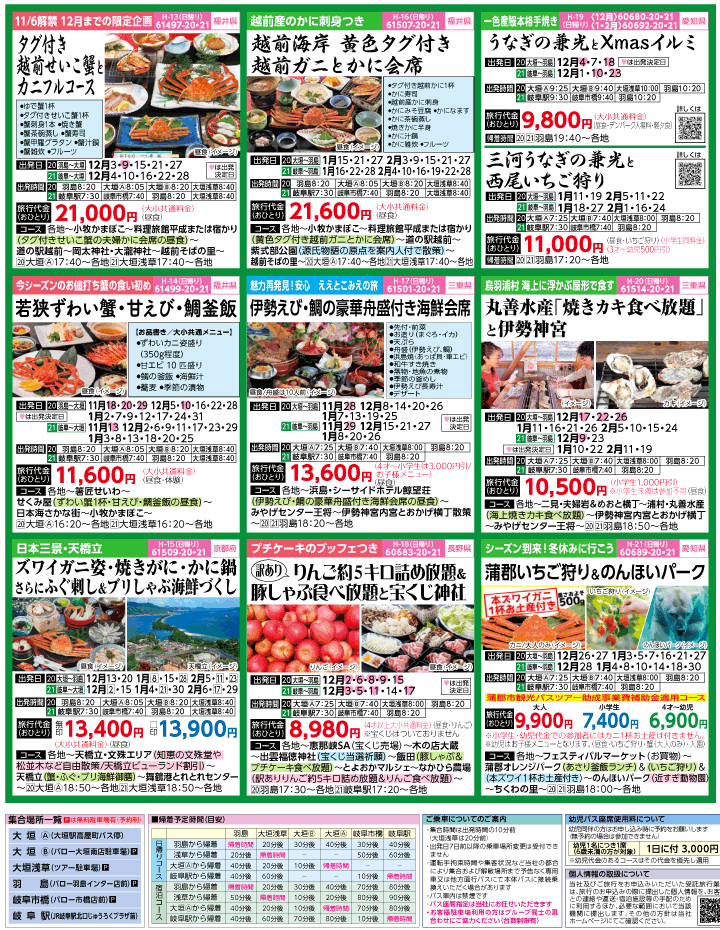 2023年 冬旅バスツアー(11-3月)（岐阜版）3