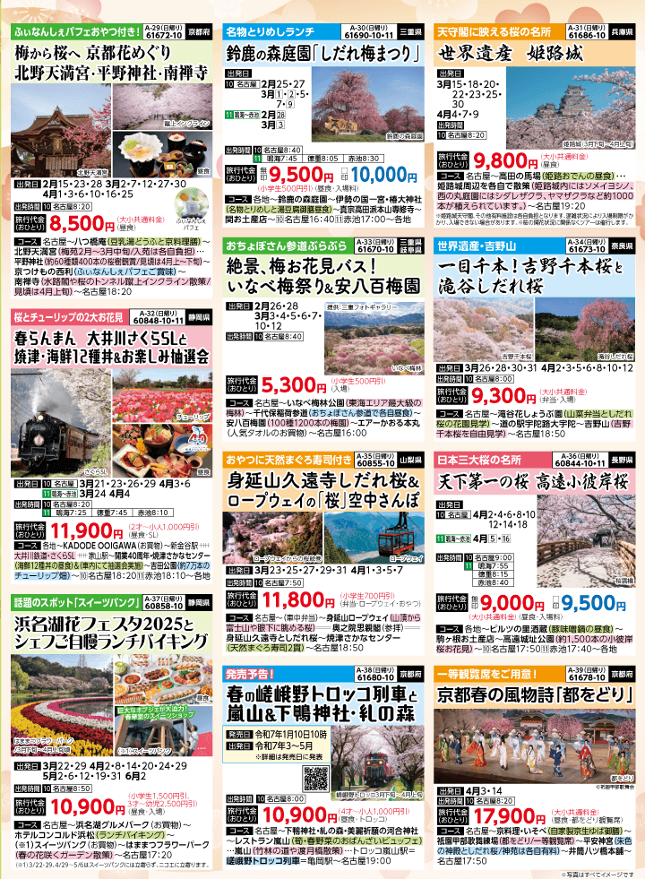 2025年 早春バスの旅 (1-5月)／名古屋・表 [6]