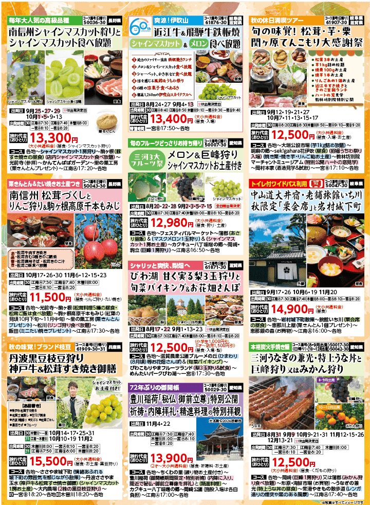 2026年 秋バスの旅 (8-12月)／江南一宮・裏 [5]