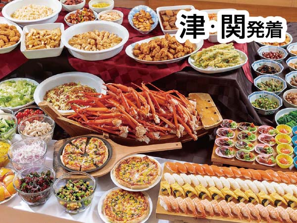 昼神・寿司&蟹ランチバイキング(2024)
