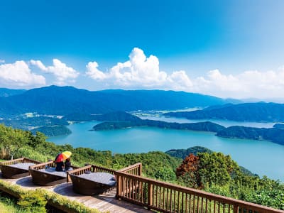 三方五湖天空テラスと海鮮バイキング(23緑