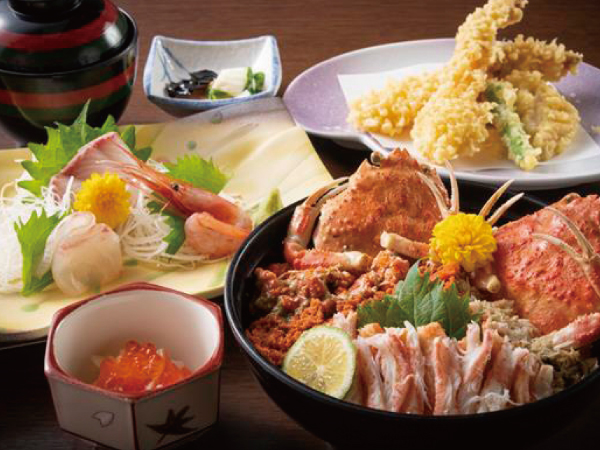 越前海岸水仙の里と越前せいこ蟹丼