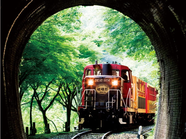 嵯峨野トロッコ列車と嵐山(2024)