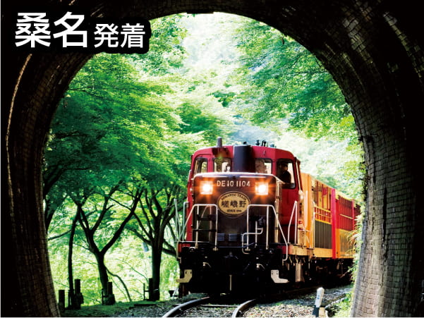 嵯峨野トロッコ列車と嵐山(2024)